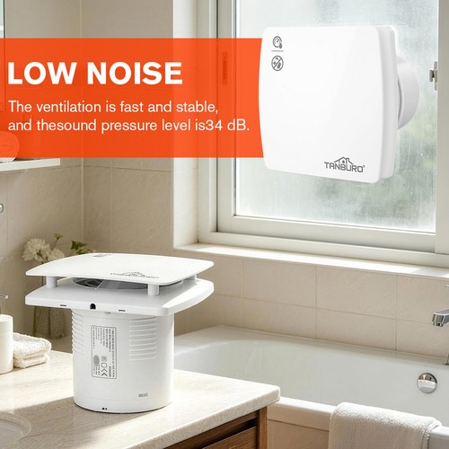 Silent bathroom extractor fan - silent,