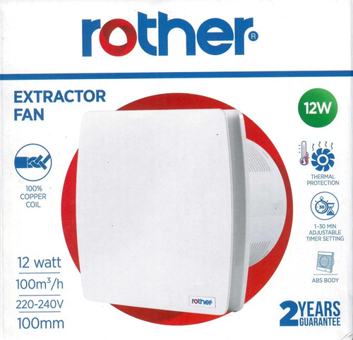Rother bathroom extractor fan - rother,