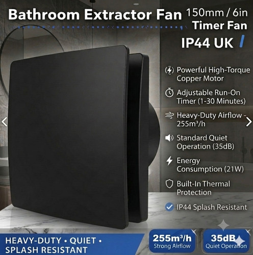 Bathroom extractor fan - bathroom,