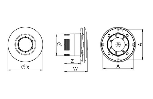 Bathroom ceiling extractor fan - extractor,