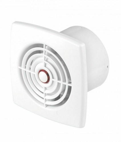 White bathroom extractor fan - white,